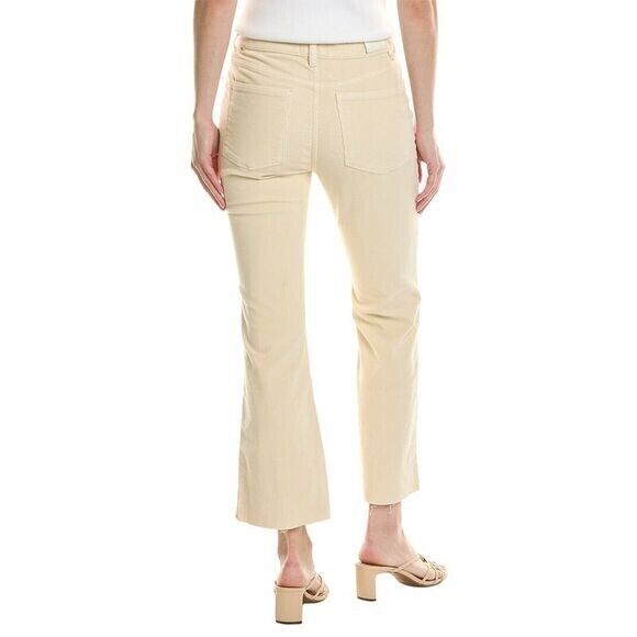 NWT DL1961 Corduroy Bridget Boot Instasculpt High Rise Jeans Ecru Cream Women 31 - Picture 2 of 16